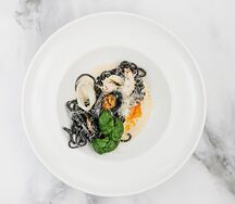 Сливочная паста с морепродуктами
