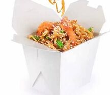 Wok с креветками