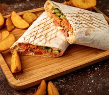 Шаурма с корейской морковью