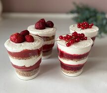 4 трайфла-десерта в стаканчике набор 4 шт