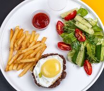 Бифштекс из мраморной говядины 