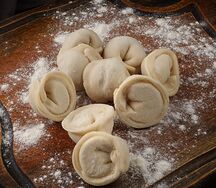 Пельмени с лососем