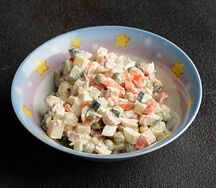 Оливье с курицей