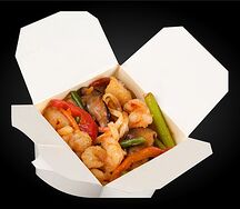 Лапша с морепродуктами по-азиатски