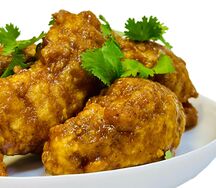 Крылышки в ореховом соусе
