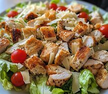 Салат Цезарь с куриной грудкой