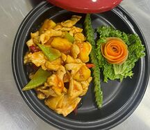 58. Курица с ананасом