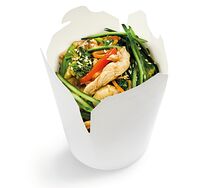 Wok Овощной с цыпленком в соусе терияки
