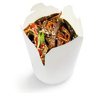 Wok Лапша фо с говядиной в соусе кимчи