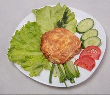 Куриная котлета с сыром