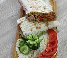 Шаурма Гавайская со свининой