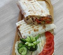 Шаурма сырная со свининой