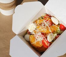 Цезарь тигровыми креветками