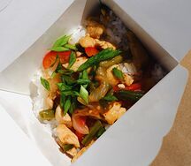 Wok сладкий чили с рисом 