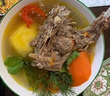 Шурпа с бараниной