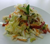 Салат с капустой