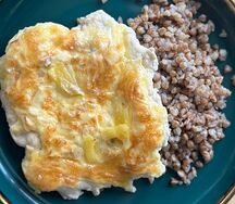 Куриная отбивная с гречкой