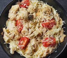 Паста с курочкой