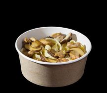 Паста с курицей и грибами