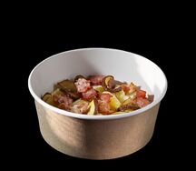Ньокки с беконом и грибами