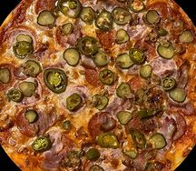 Пицца мясная острая