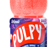 Напиток сокосодержащий Pulpy яблоко, банан, пломбир