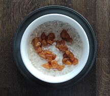 Каша овсяная с грушей