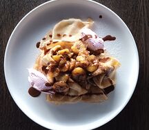 Блины с бананом