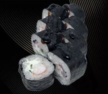 Роллы классические с креветкой и огурцом 