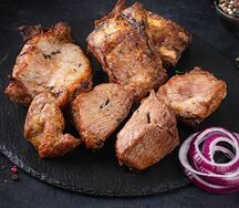 Шашлык из свиной шеи 