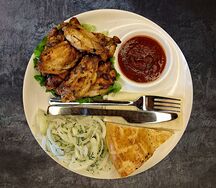 Шашлык из куриных крылышек