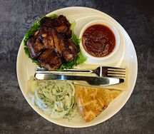 Шашлык из свиных ребрышек