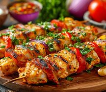 Филе куриной грудки барбекю-шашлыкю