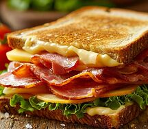 Сэндвич ветчина-бекон