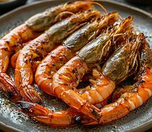 Креветки гриль не очищенные 