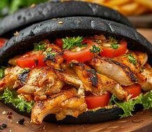 Чернобургер Цезарь  