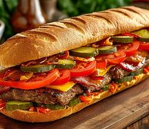 Гигант Бургер-сэндвич