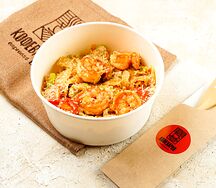 Феттуччине с креветками