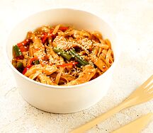 Удон с курицей 