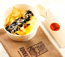 Каша пшенная с грецким орехом и черносливом 