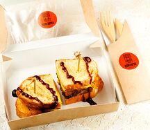 Сэндвич Фьюжен Барбекю с мраморной говядиной 