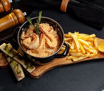 Креветки королевские в соусе