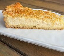 Рикотта с грушей и миндалем