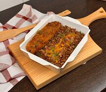 Котлета по-домашнему с гречкой 