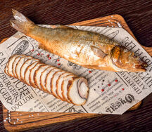 Сибас горячего копчения