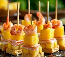 Канапешки с креветкой 