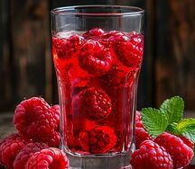 Натуральный малиновый компот