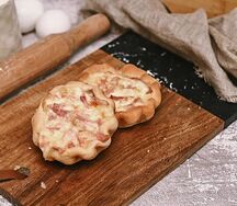 Корзиночка с ветчиной 