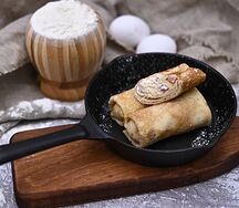 Блинчики с ветчиной