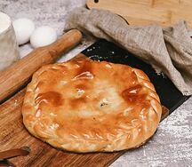 Пирог с курицей и картофелем